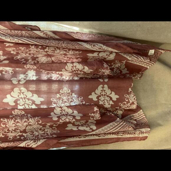 Woven Heart One Size Mauve Kimono - Picture 4 of 8